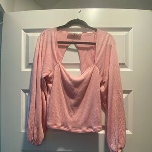 FP Beach - Women’s Pink Long sleeve shirt - Size Medium